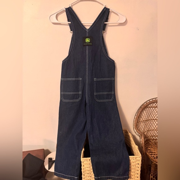 NWT Unisex John Deere Dark Denim Overalls - Picture 7 of 8